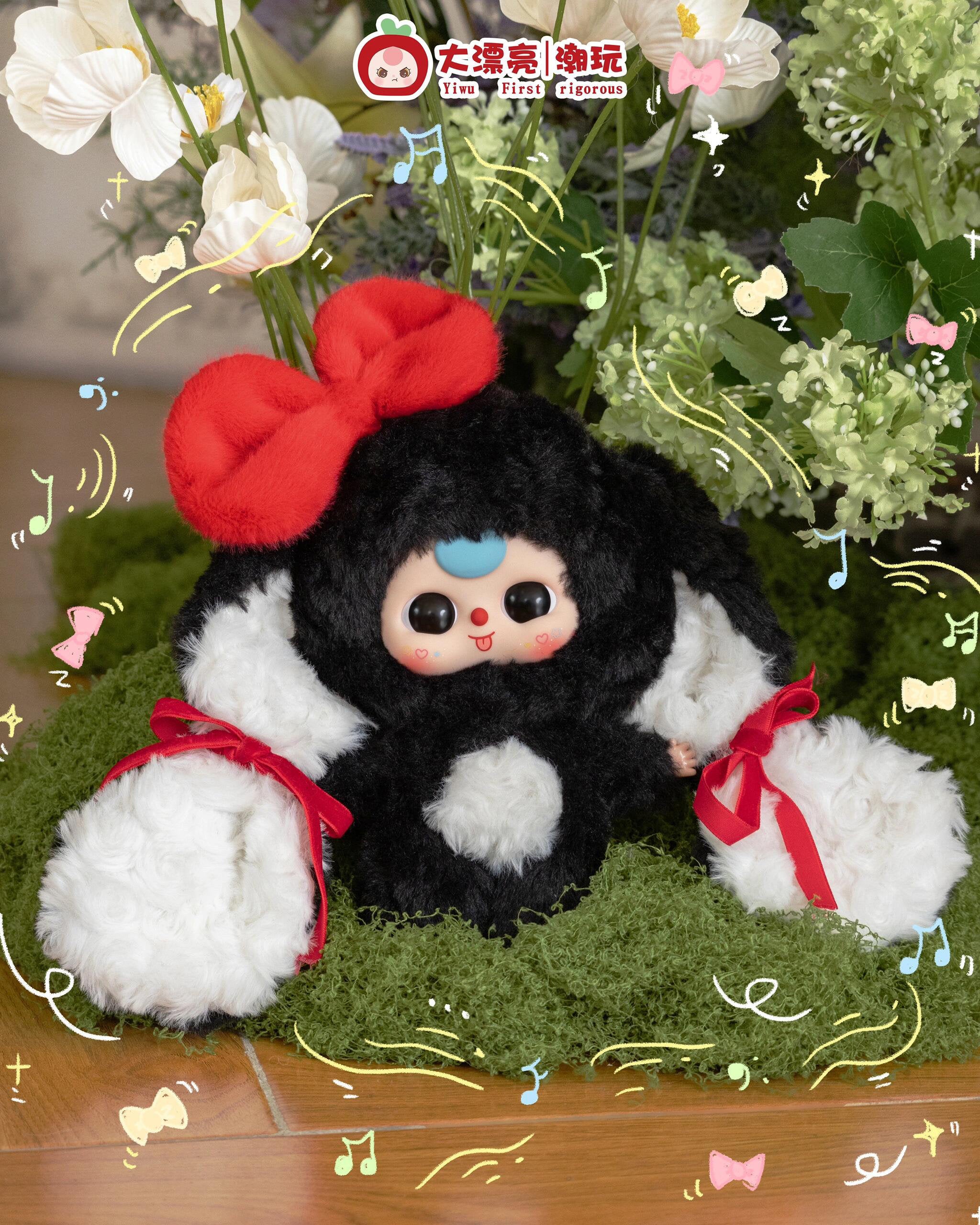 Baby Three Return of the Bunny Series Plush Blind Box Toy Cute Bag Charm Pendant Collectible Doll Gift for Girls