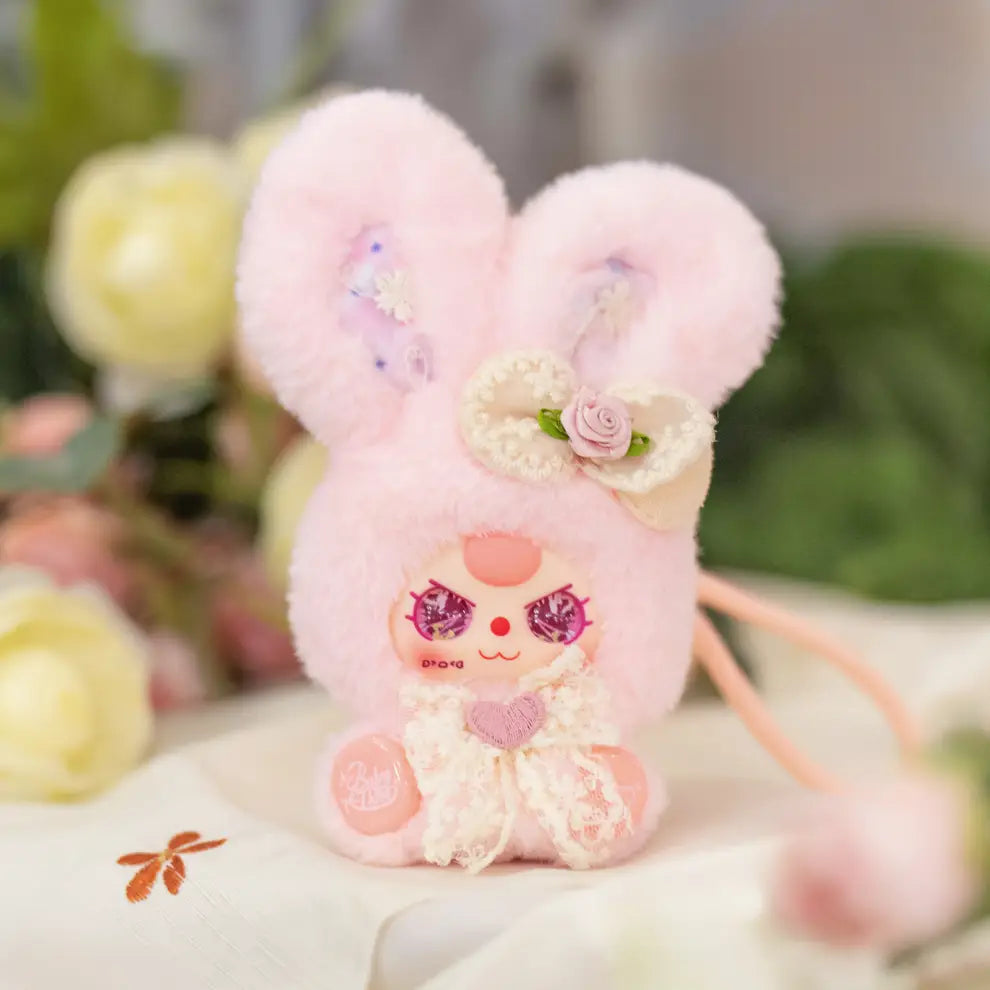 Baby Three Romance Sweet Talk Series Plush Blind Box Pendant, Cute Desktop Display Figure Collectible Doll Gift