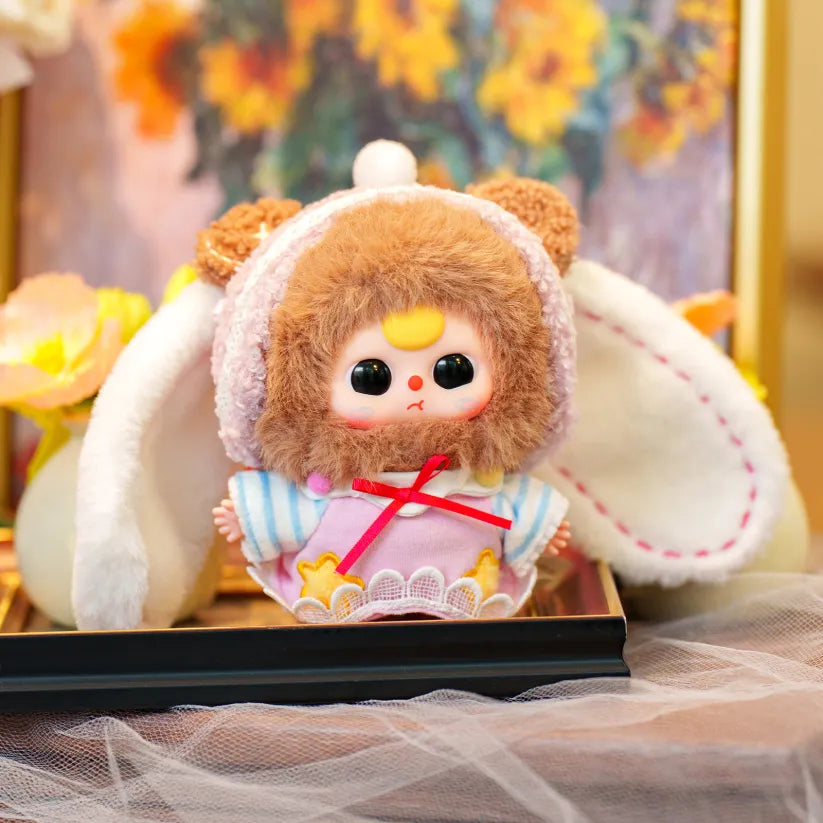 Baby Three Sweet Dreams 100% Series Plush Blind Box Collectible Doll, Cute Stuffed Figure Pendant Keychain Toy Gift