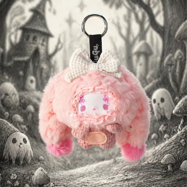 GUGU Bone Bone Gray Scale Concerto Plush Blind Box, Cute Collectible Keychain Bag Charm Toy Gift