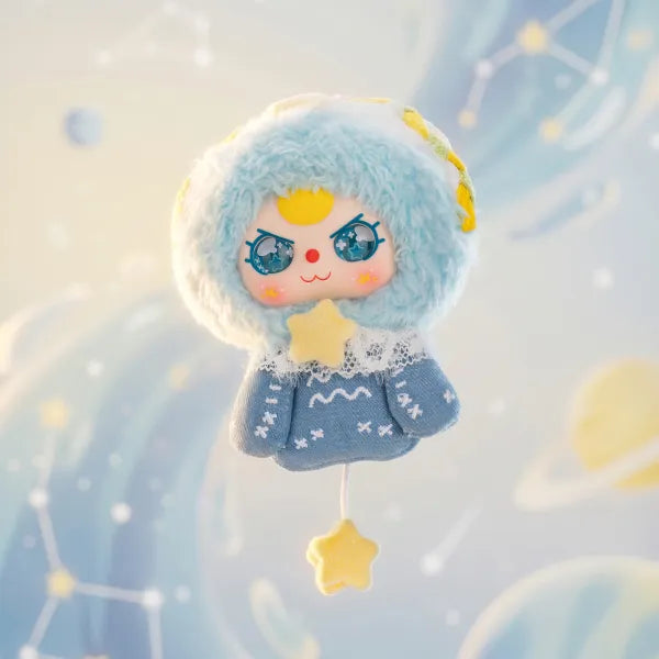 Baby Three Zodiac Guardian Star Series Plush Blind Box Keychain – Cute Collectible Toy & Gift