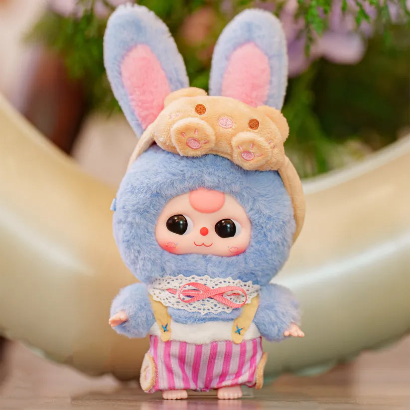Baby Three Sweet Dreams 100% Series Plush Blind Box Collectible Doll, Cute Stuffed Figure Pendant Keychain Toy Gift