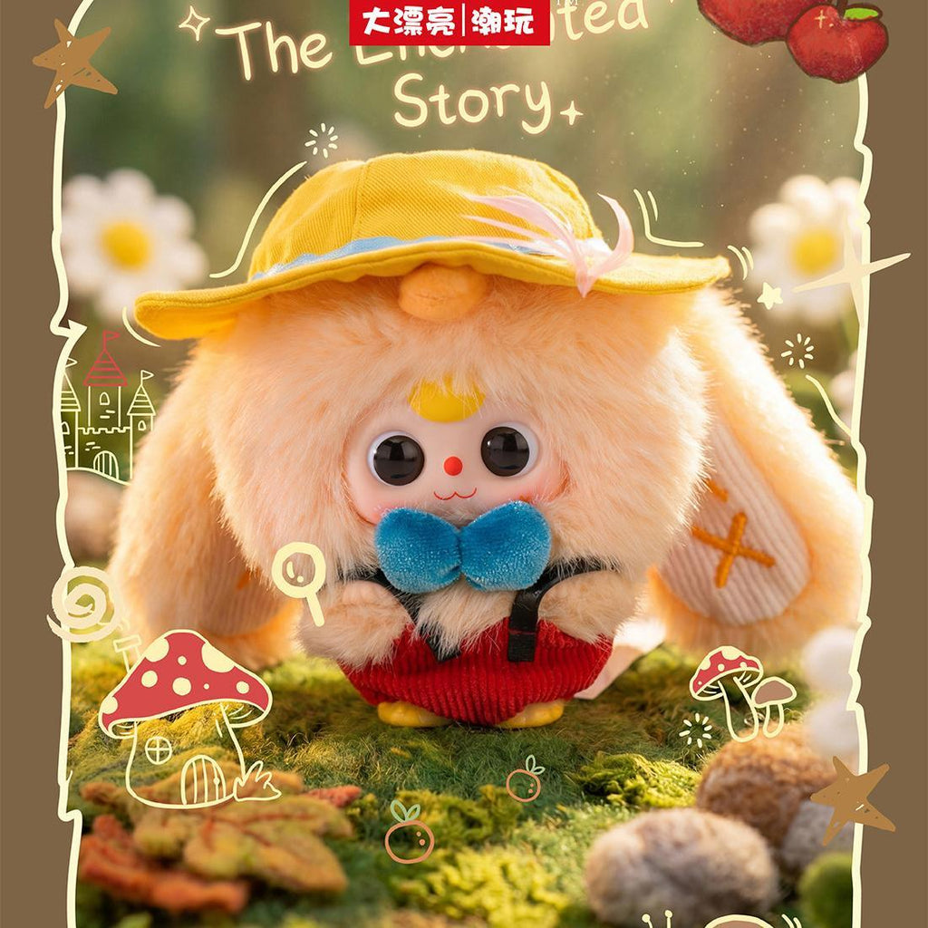 Baby Three Fairy Tale World Series Plush Blind Box Toy – Cute Collectible Doll Keychain Gift