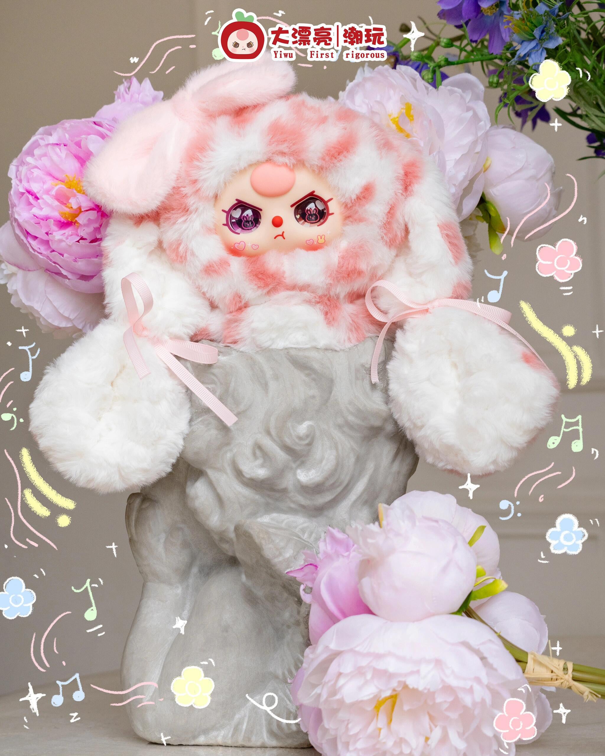 Baby Three Return of the Bunny Series Plush Blind Box Toy Cute Bag Charm Pendant Collectible Doll Gift for Girls
