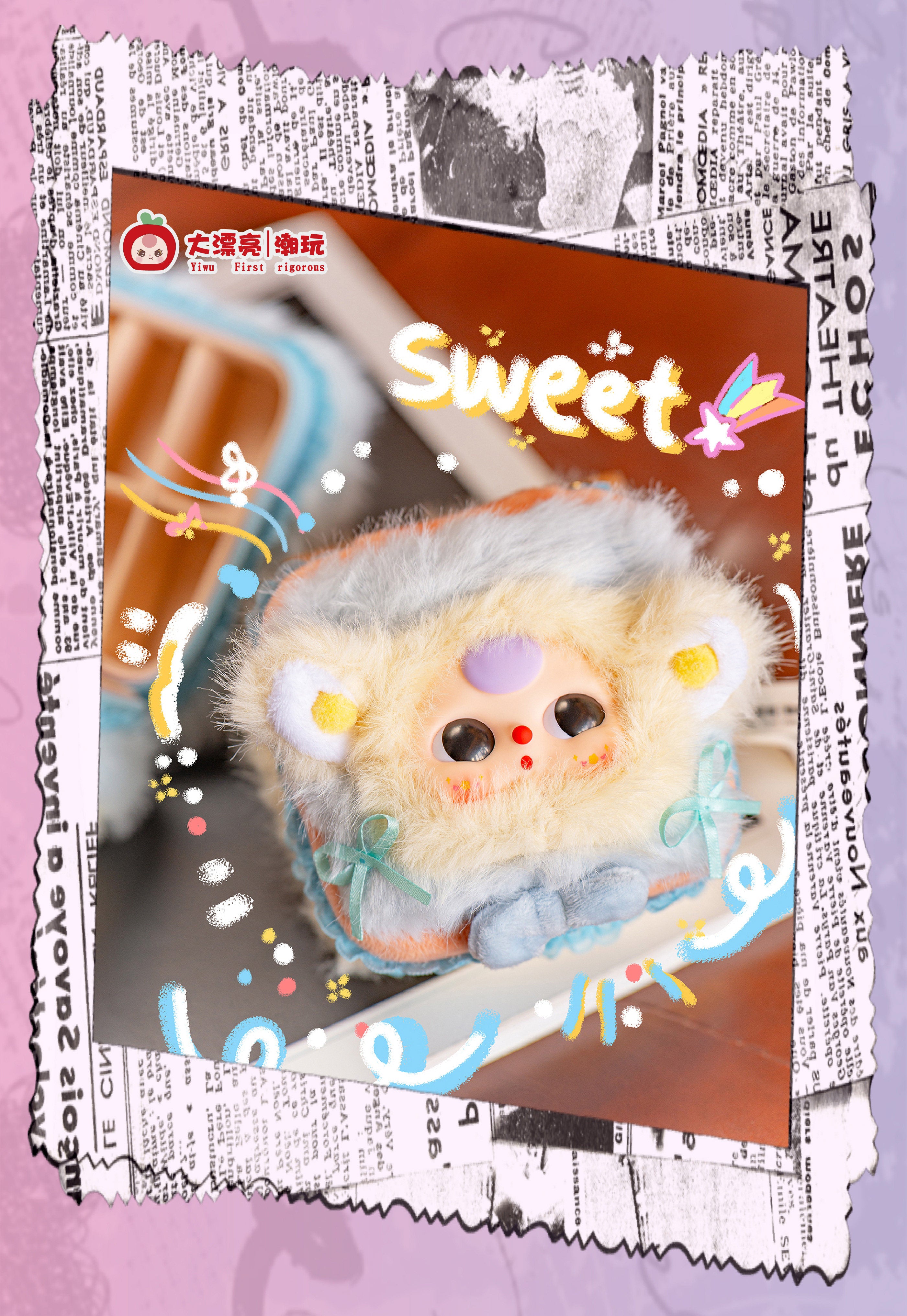 Baby Three Jewelry Box Blind Box Series – Cute Collectible Plush Doll Storage Case, Kawaii Organizer Box Gift for Girls
