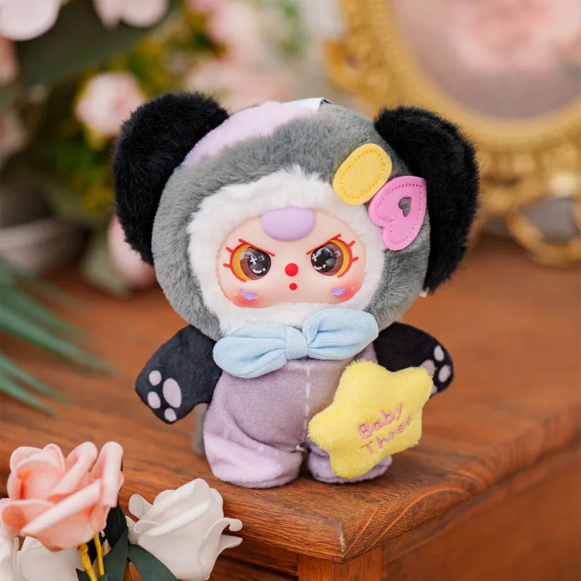 Baby Three Sweet Dreams 100% Series Plush Blind Box Collectible Doll, Cute Stuffed Figure Pendant Keychain Toy Gift