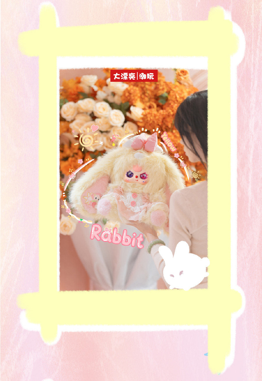 Baby Three Lily Rabbit Town Series 5 400% Plush Blind Box Collectible Figure Cute Doll Decoration Gift