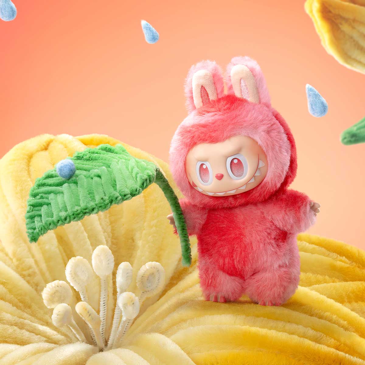 POP MART THE MONSTERS Labubu Big Into Energy Vinyl Plush Charm Blind Box, Romantic Holiday Gift