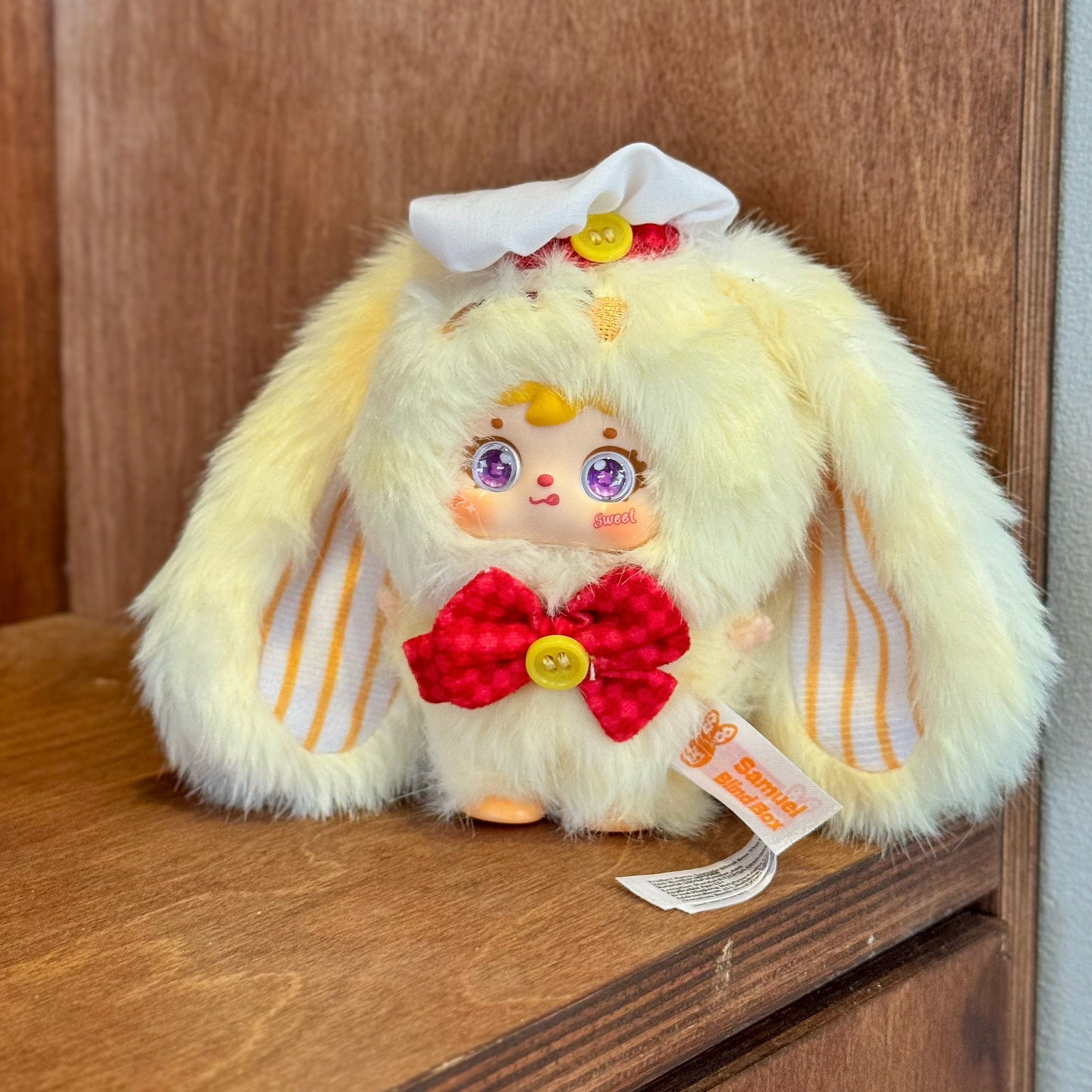 Samuel Bakery Plush Blind Box Keychain Collectible Toy Cute Doll Bag Pendant Gift for Girls