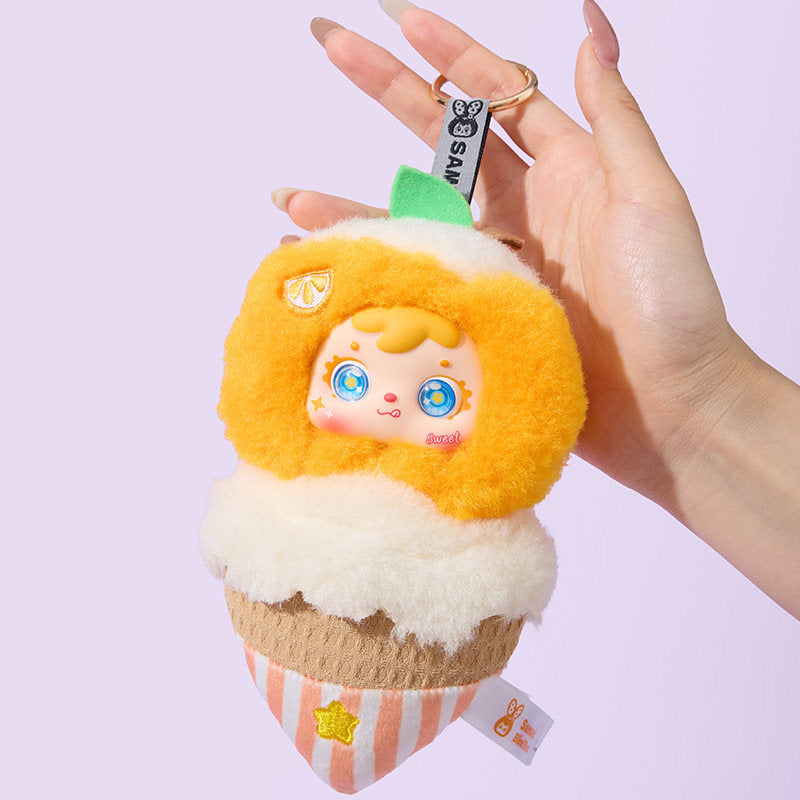 Samuel Sweet Dream Ice Cream Plush Blind Box Keychain Cute Bag Charm Collectible Toy Gift