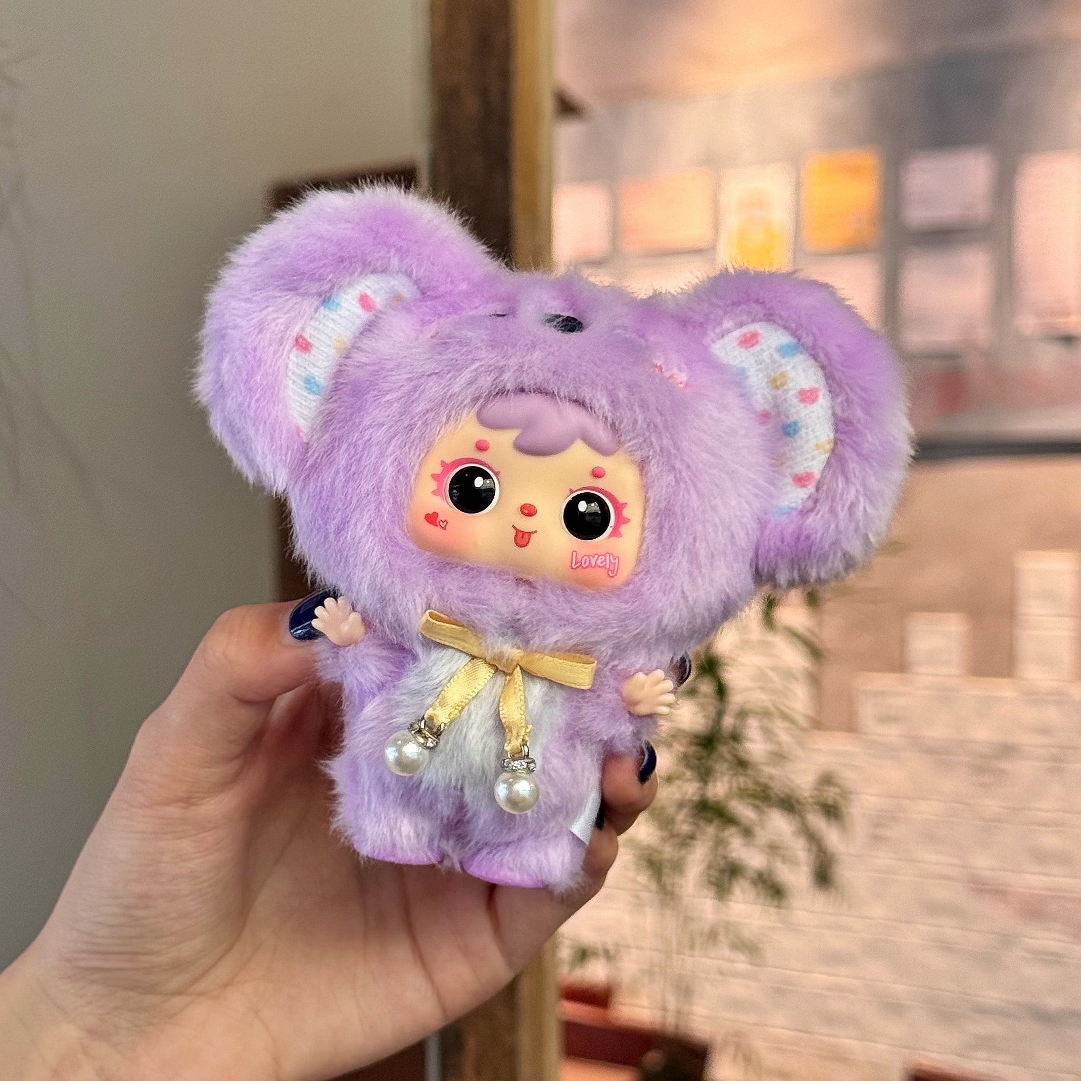Samuel Bakery Plush Blind Box Keychain Collectible Toy Cute Doll Bag Pendant Gift for Girls