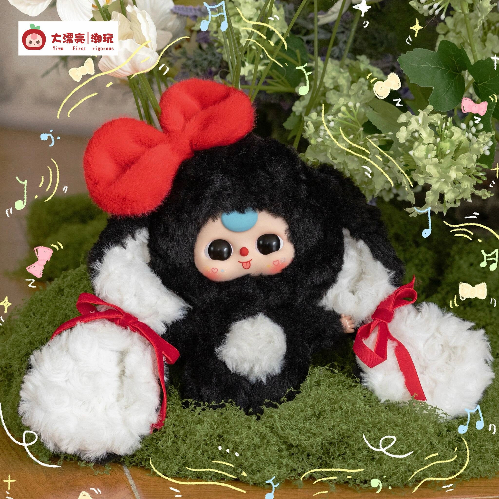Baby Three Return of the Bunny Series Plush Blind Box Toy Cute Bag Charm Pendant Collectible Doll Gift for Girls