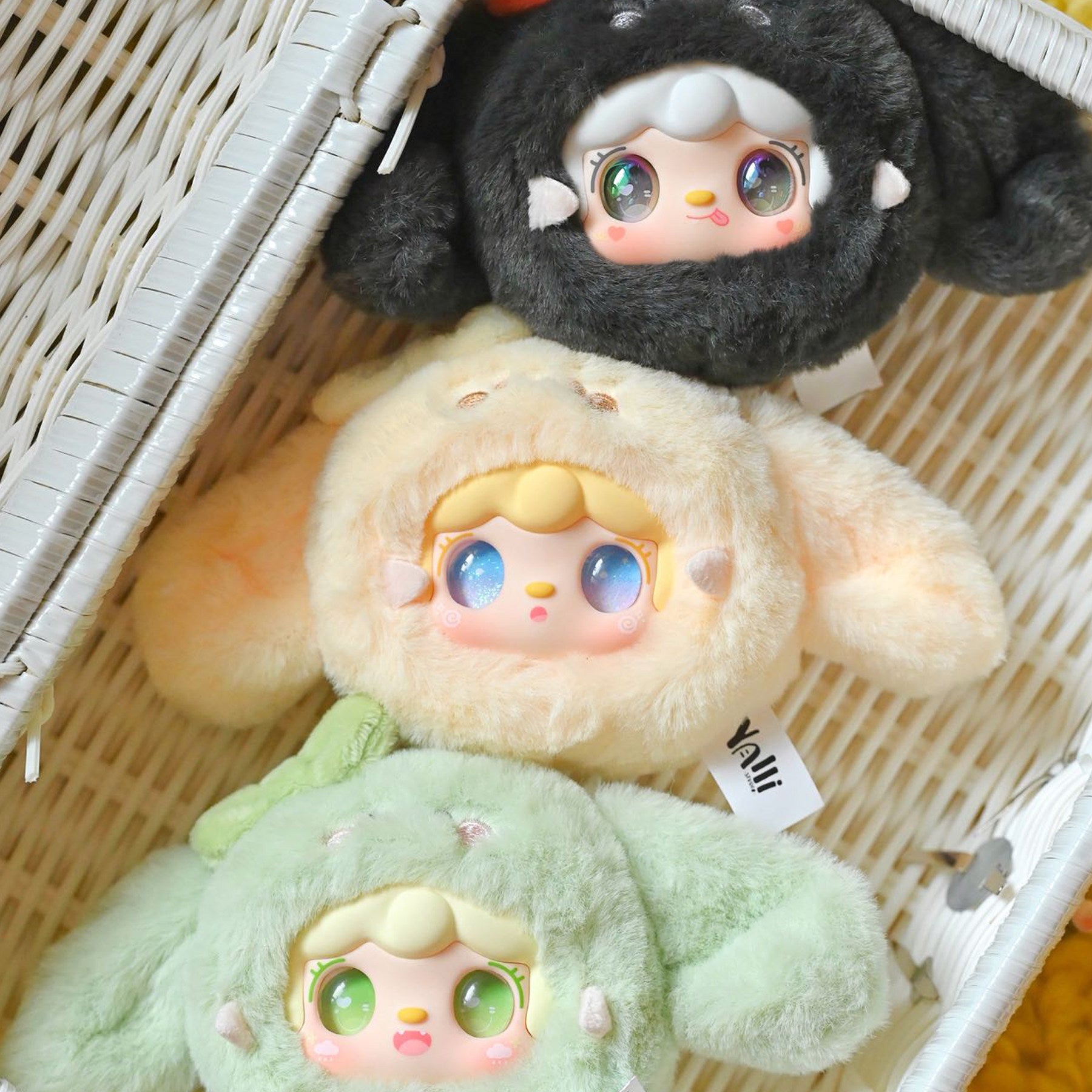 Yooki Sweet Bunny Series Plush Blind Box Cute Collectible Doll Bag Charm Pendant Gift
