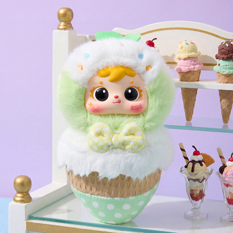 Samuel Sweet Dream Ice Cream Plush Blind Box Keychain Cute Bag Charm Collectible Toy Gift