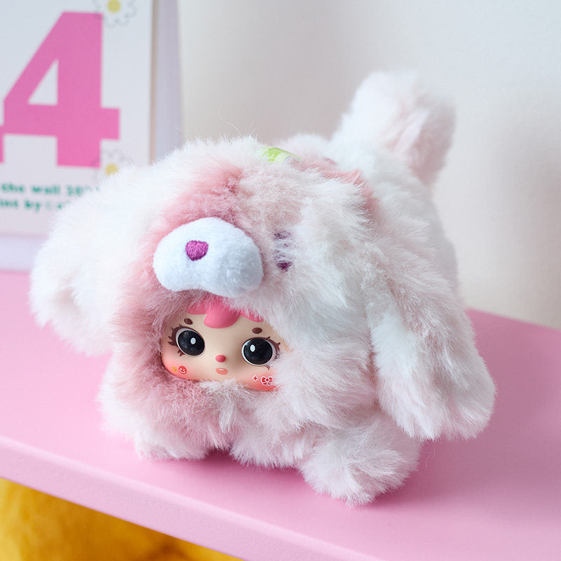 Samuel Good Puppy Plush Blind Box Keychain Cute Collectible Toy Bag Charm Gift for Girls