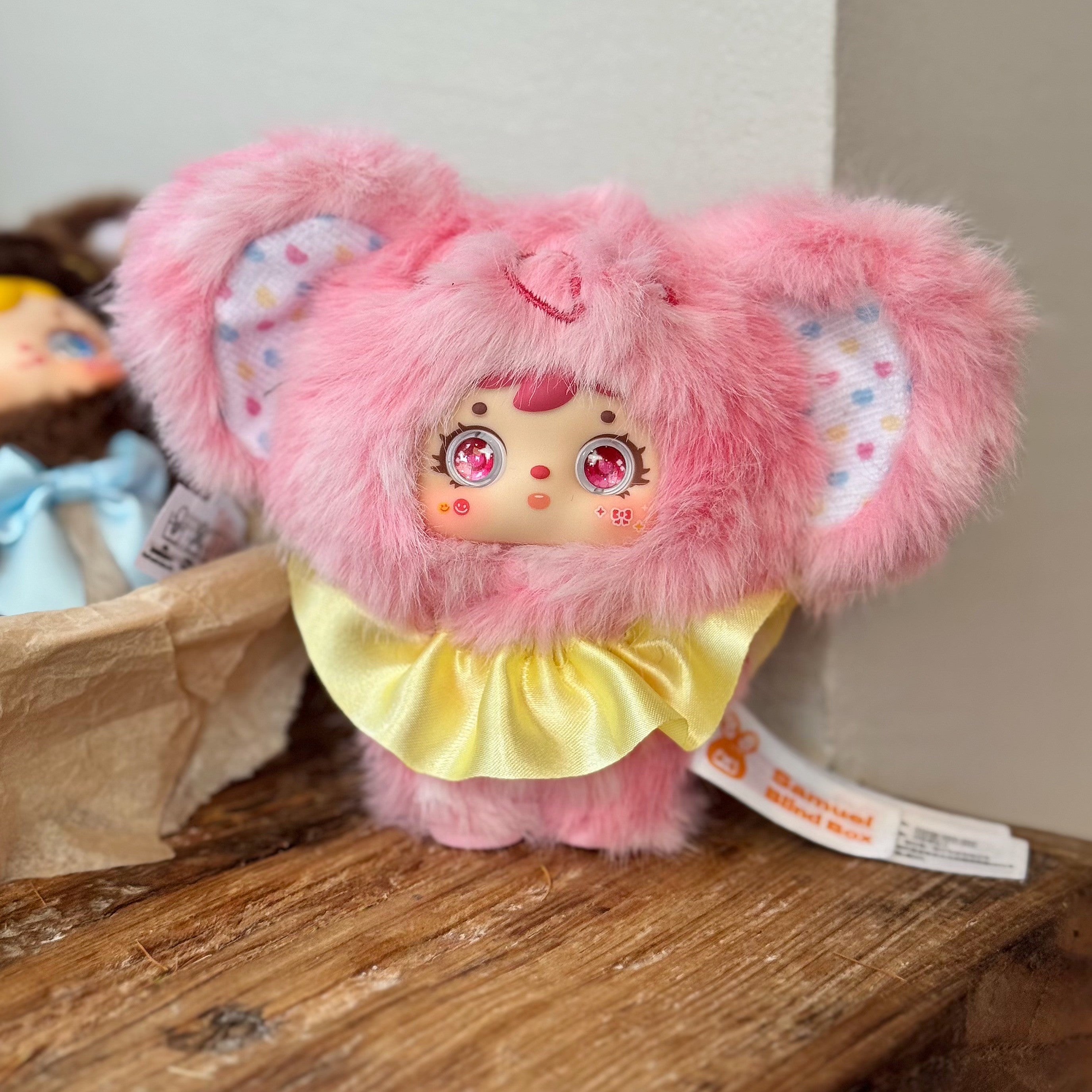 Samuel Bakery Plush Blind Box Keychain Collectible Toy Cute Doll Bag Pendant Gift for Girls