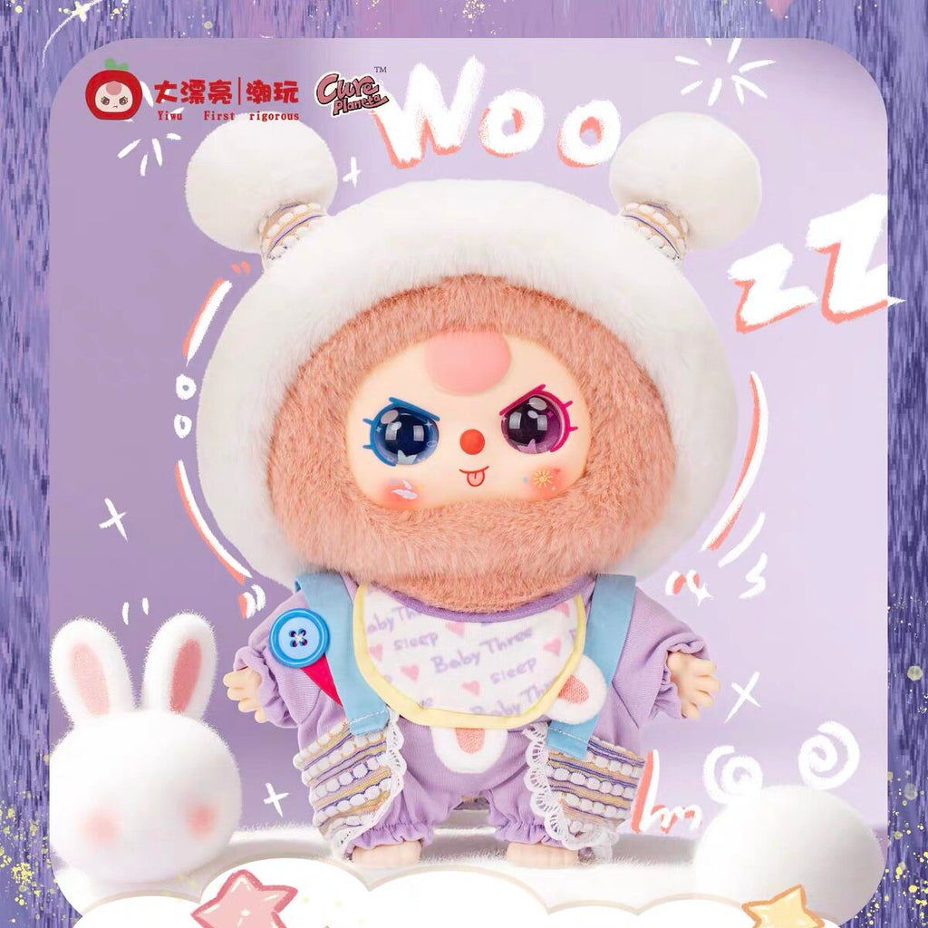 Baby Three Sweet Dreams 400% Plush Blind Box Figure, Cute Collectible Doll Display Toy, Kawaii Gift for Girls