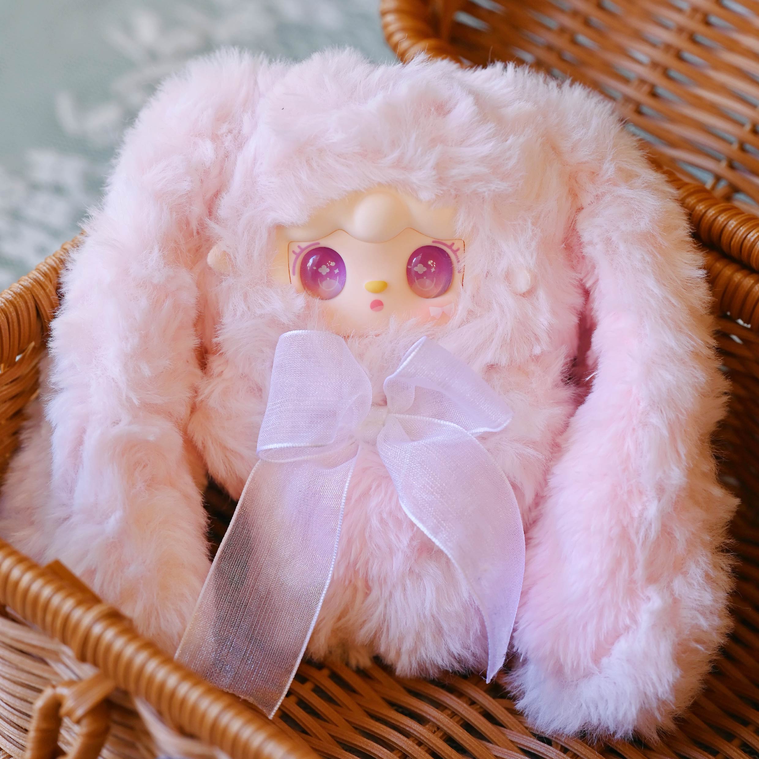 Yooki Jump Jump Bunny Series Plush Blind Box – Adorable Kawaii Rabbit Collectible Figure, Cute Toy Gift, Bag Charm Pendant