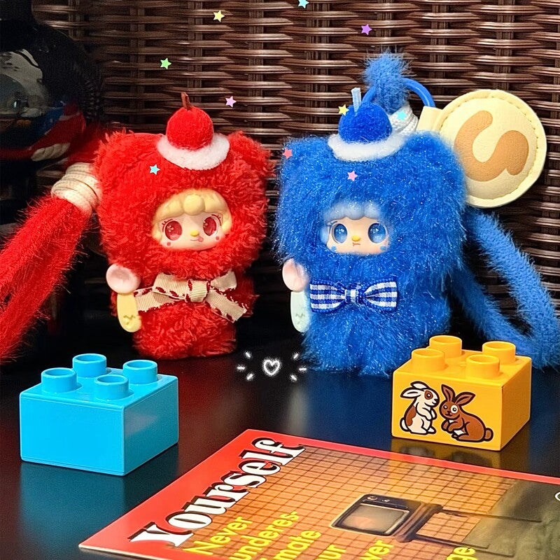 Yooki “Let Me Take a Bite” Plush Blind Box Figure – Cute Collectible Toy, Kawaii Character Doll, Bag Charm & Phone Pendant Gift