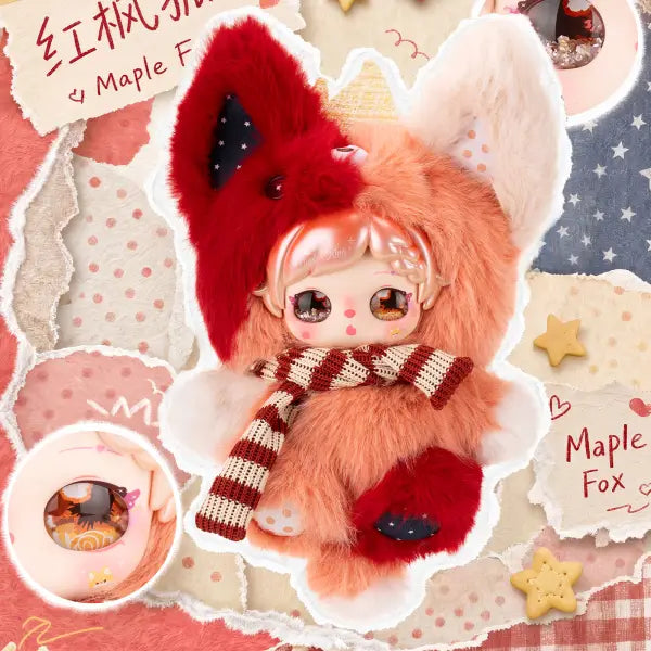 Pixie Zoey Woven Collage World 400% Series Plush Blind Box, Cute Collectible Stuffed Figure Toy, Decorative Display Doll Gift for Fans & Collectors