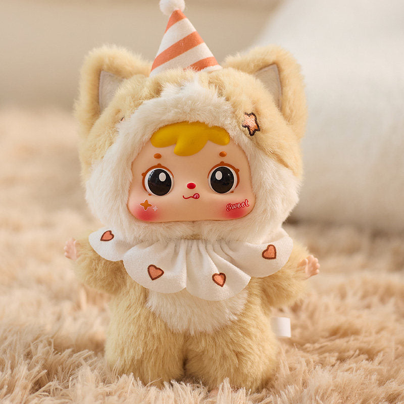 Samuel Plush Bag Charm, Cartoon Trendy Toy Blind Box Figurine, Soft Sleepy Doll, Gift for Girls