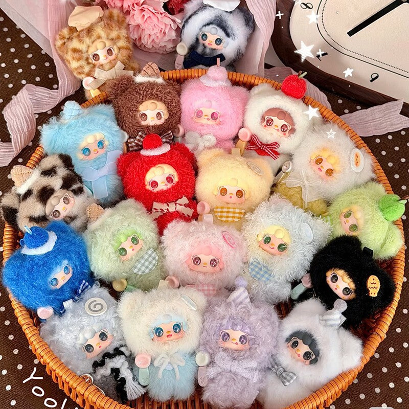 Yooki “Let Me Take a Bite” Plush Blind Box Figure – Cute Collectible Toy, Kawaii Character Doll, Bag Charm & Phone Pendant Gift