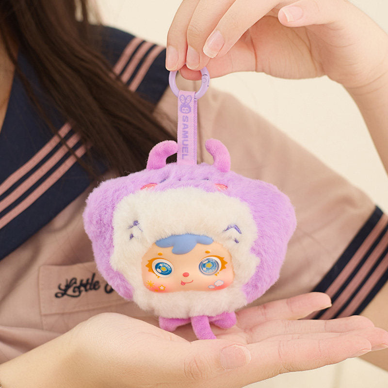 Samuel Ocean Adventure Blind Box Plush Doll, Cute Bag Charm Keychain, Collectible Toy Gift for Women & Girls