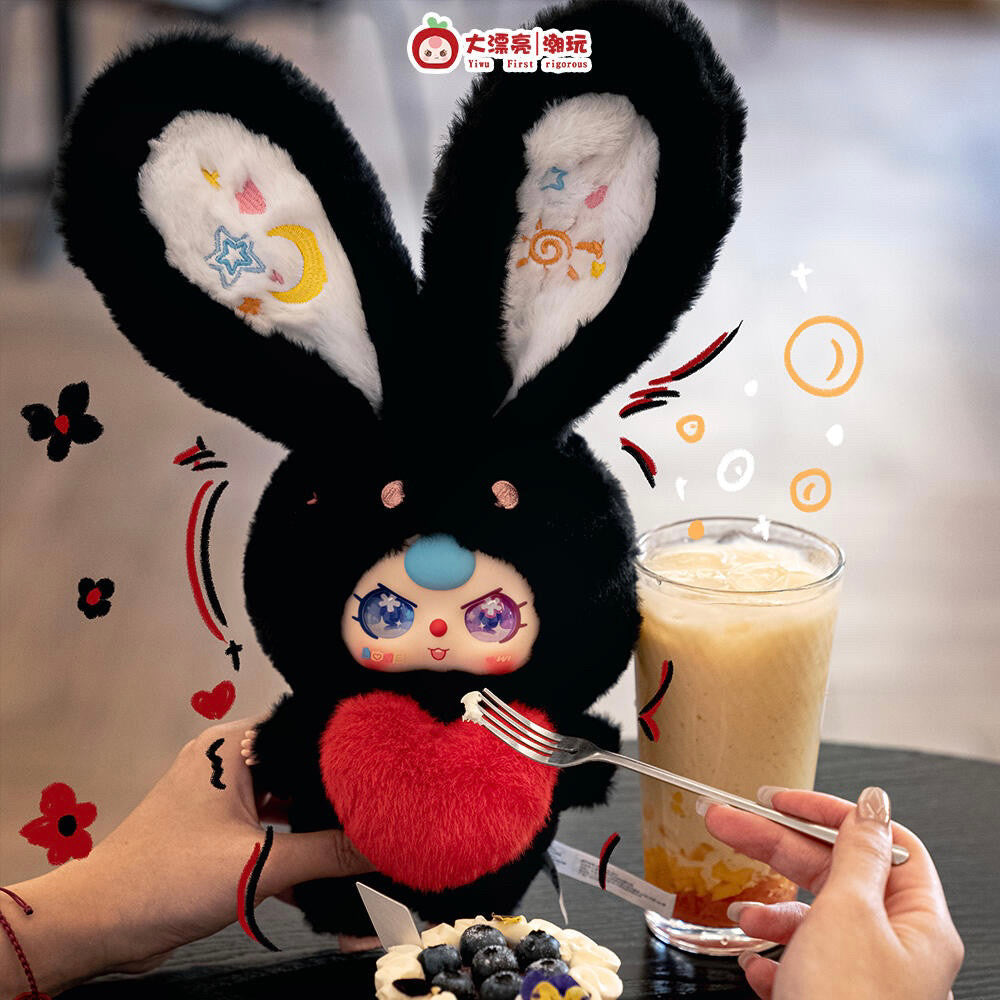 Baby Three Lily Rabbit Town Series 3 Plush Blind Box Toy, Cute Collectible Doll Figure, Kawaii Home Decor Gift