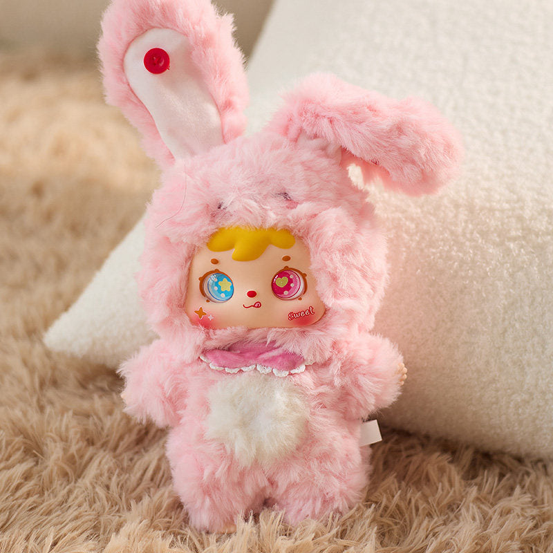 Samuel Plush Bag Charm, Cartoon Trendy Toy Blind Box Figurine, Soft Sleepy Doll, Gift for Girls