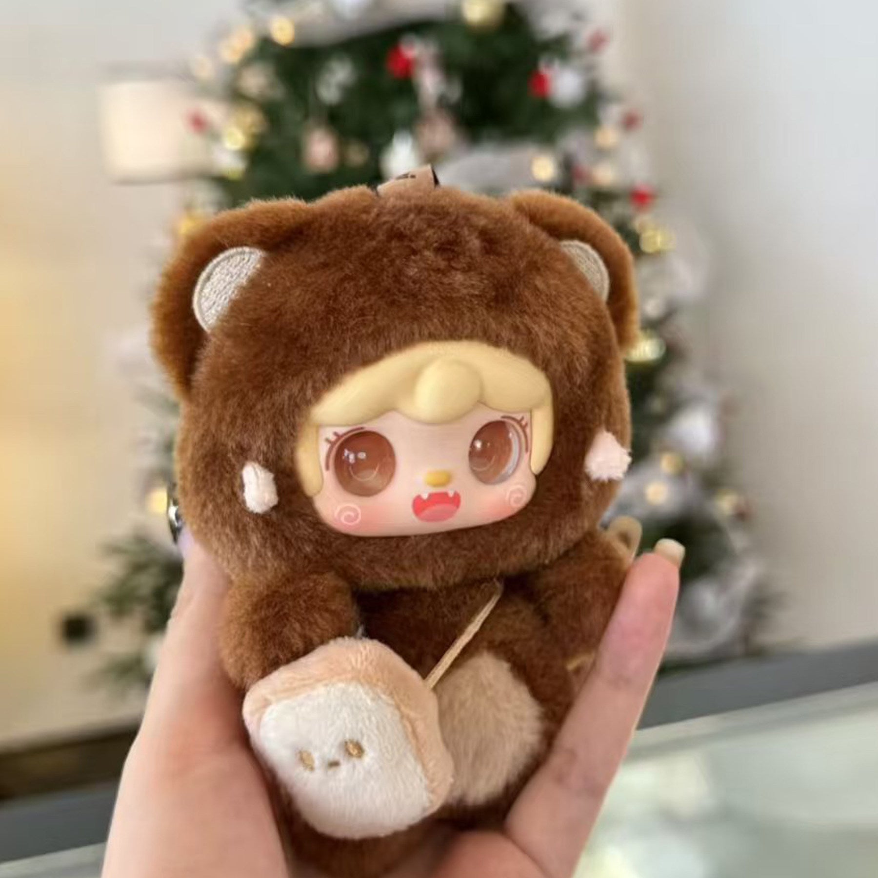 Yooki Little Bear Series Plush Blind Box Cute Collectible Doll Bag Charm Pendant Gift