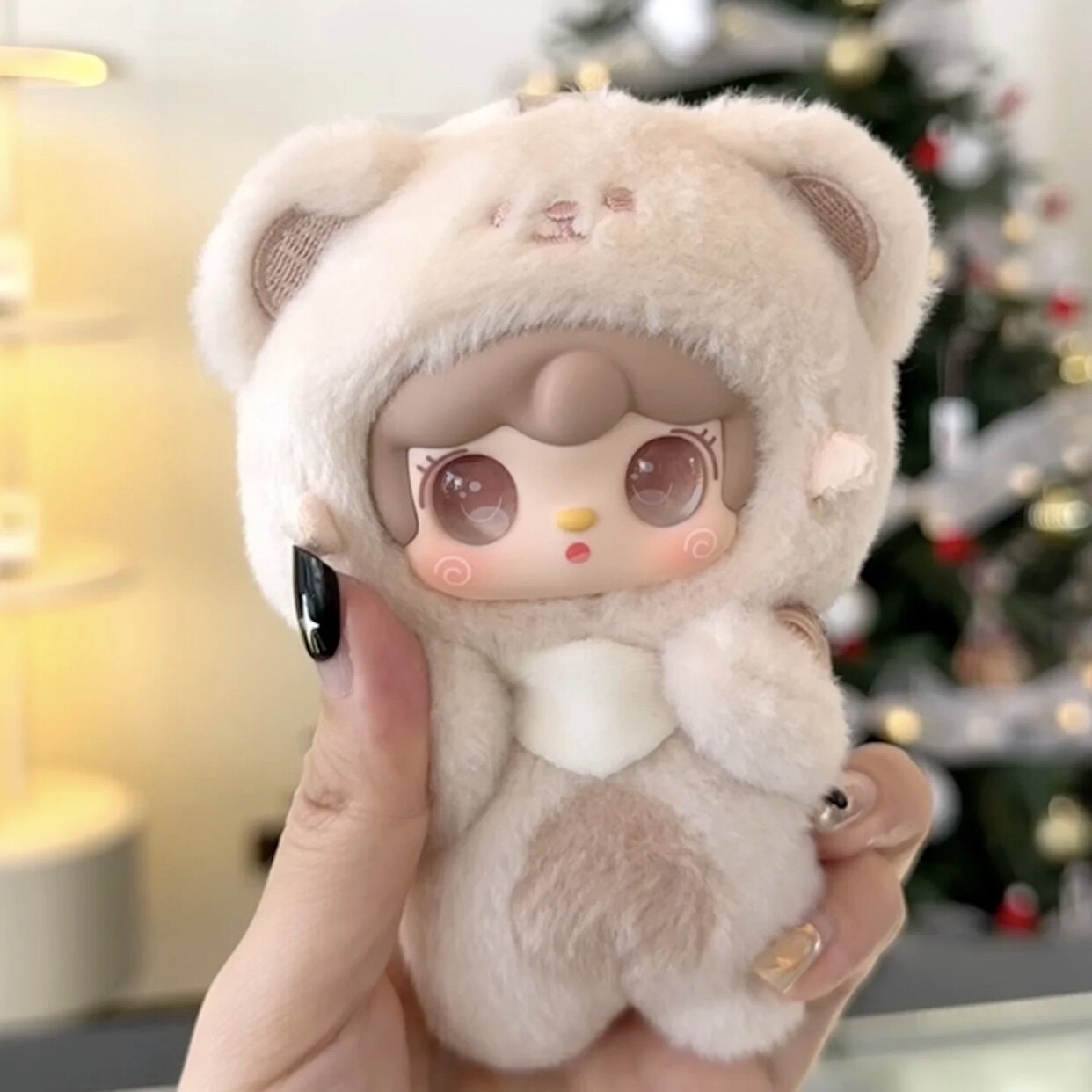 Yooki V4 Bite A Little Bear Series Blind Box Plush Keychain Collectible Doll – Authentic Designer Toy