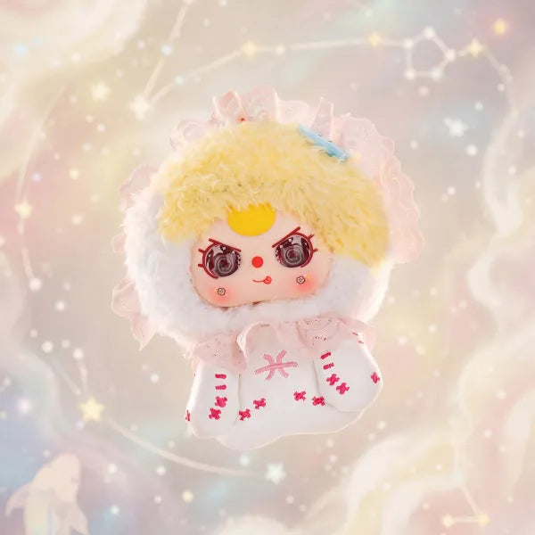 Baby Three Zodiac Guardian Star Series Plush Blind Box Keychain – Cute Collectible Toy & Gift