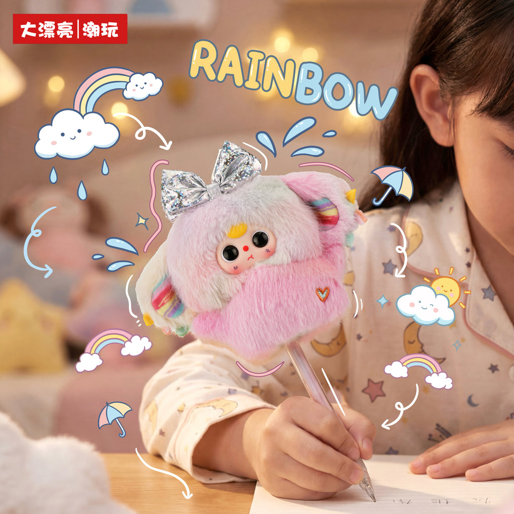 Baby Three Weather Guide Series Plush Blind Box – Creative Finger Puppet Collectible Toy, Cute Desk Decor, Mini Plush Figure Gift
