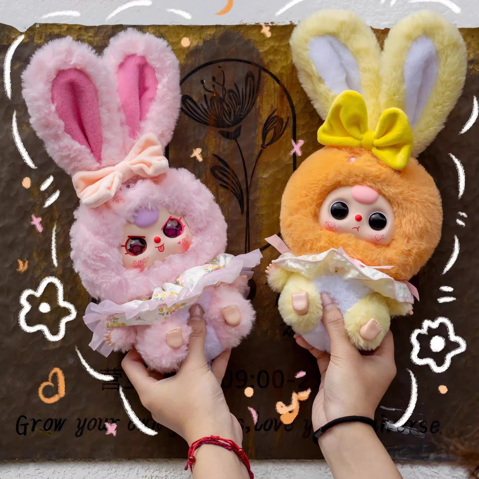 Baby Three Lily Rabbit Town Series 2nd Gen Plush Blind Box Collectible Toy, Cute Bunny Doll Surprise Gift for Birthday
