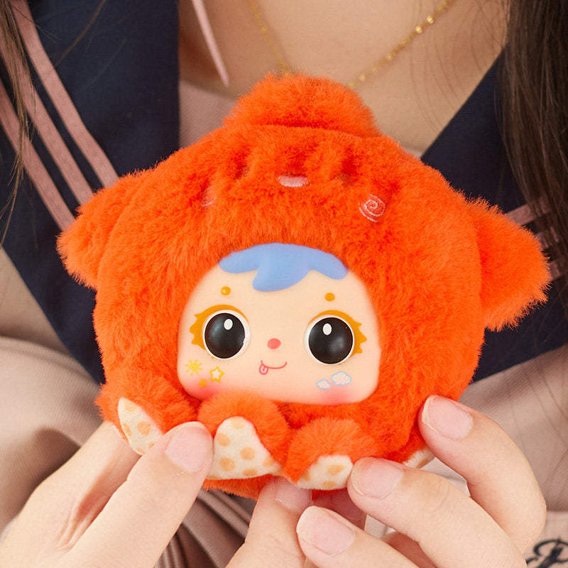 Samuel Ocean Adventure Blind Box Plush Doll, Cute Bag Charm Keychain, Collectible Toy Gift for Women & Girls