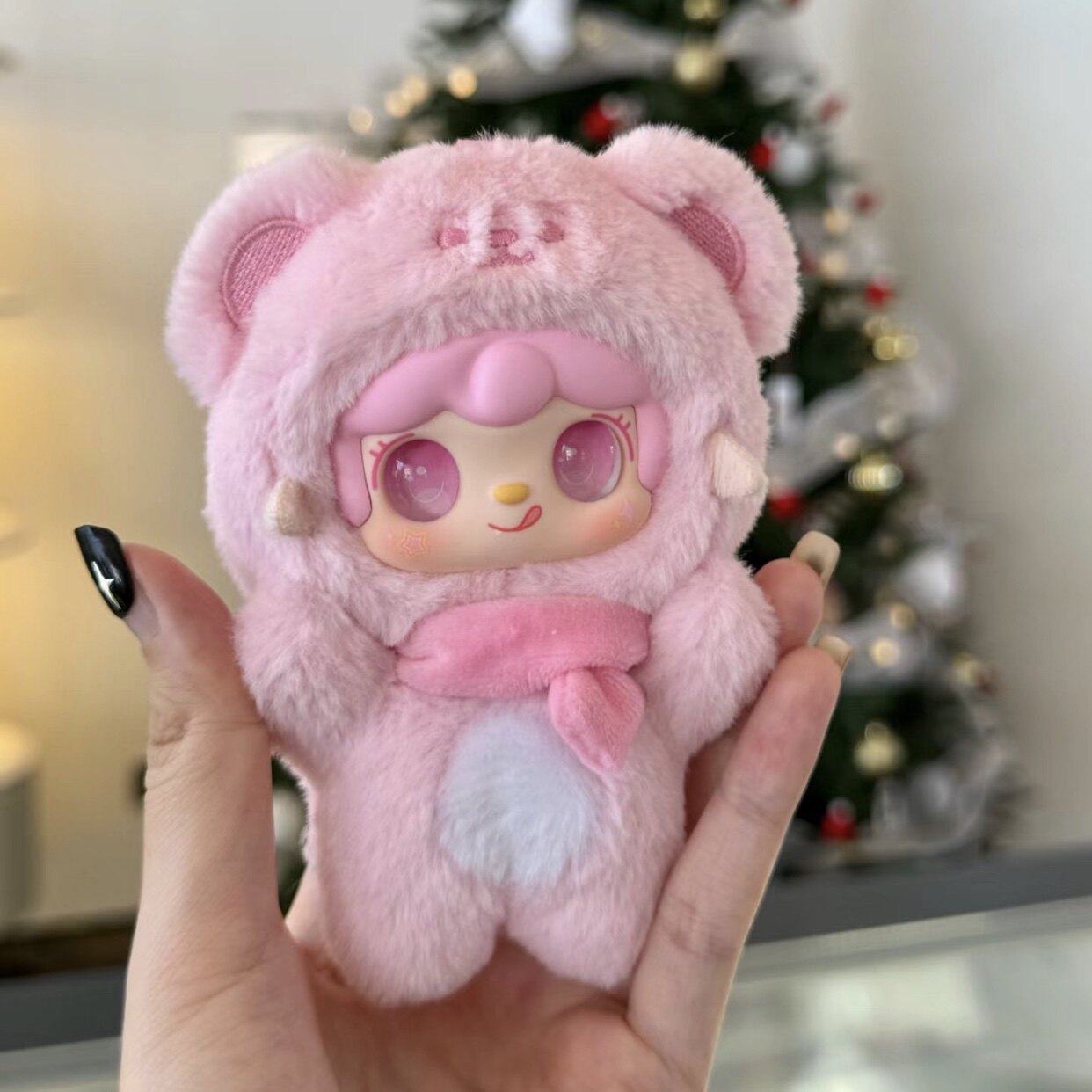 Yooki V4 Bite A Little Bear Series Blind Box Plush Keychain Collectible Doll – Authentic Designer Toy