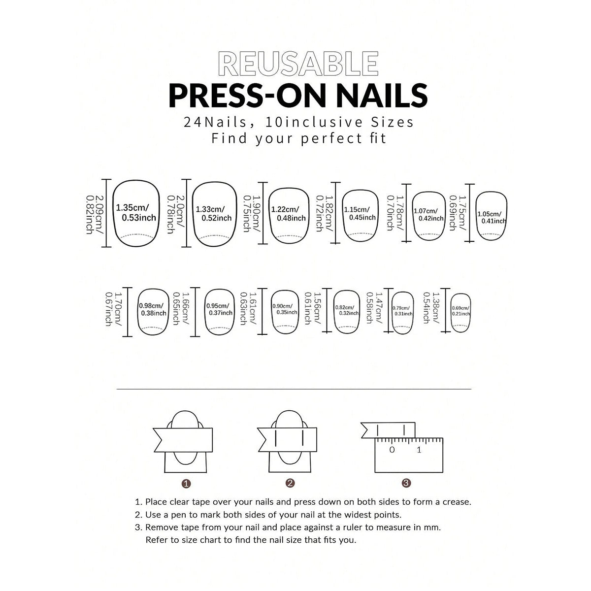 Luxury Handmade Oval Press-On Nails, 3D Turquoise Stripes & Gold French Tips