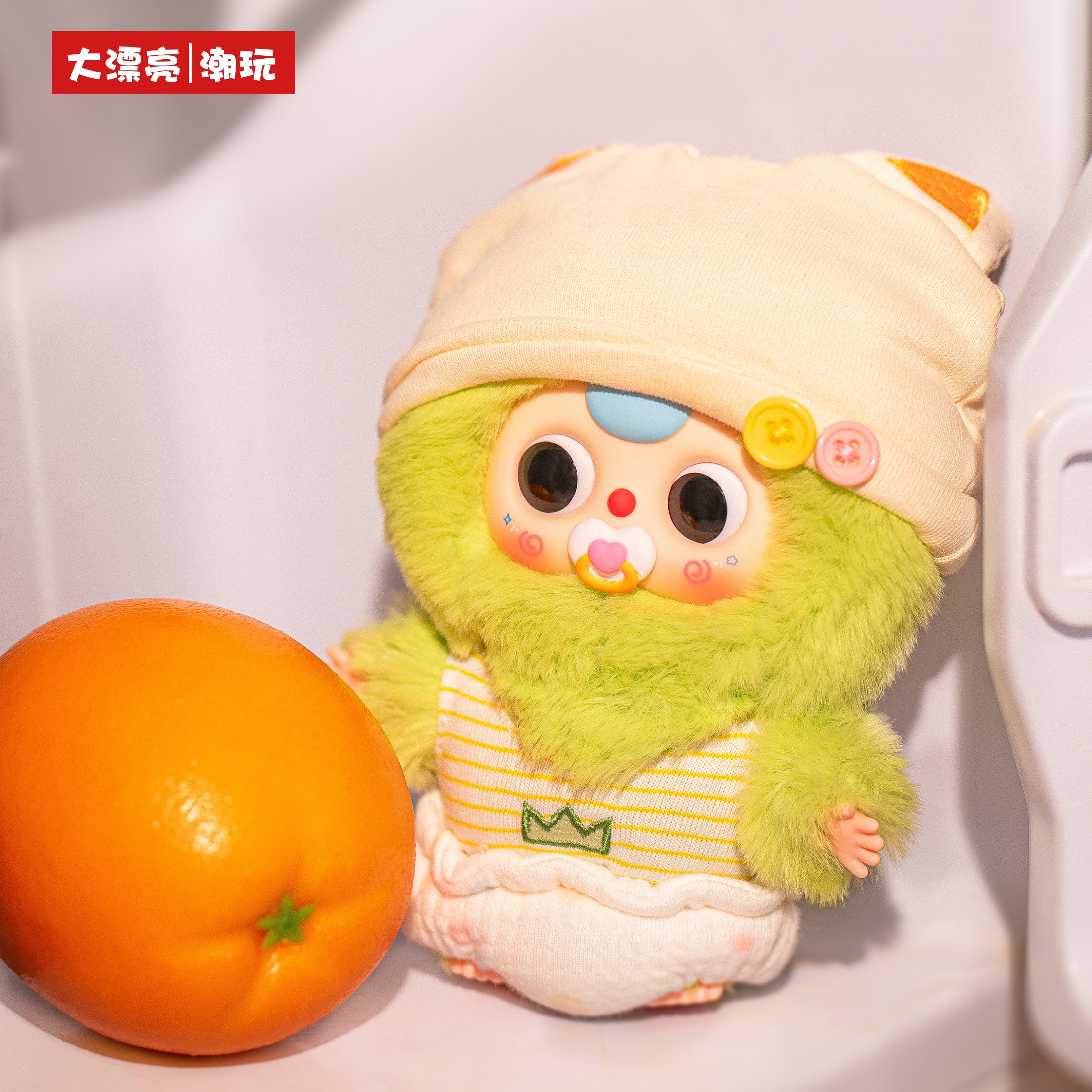 Baby Three Cute Baby Series Plush Blind Box Figurine, Collectible Doll Toy, Display Ornament Gift