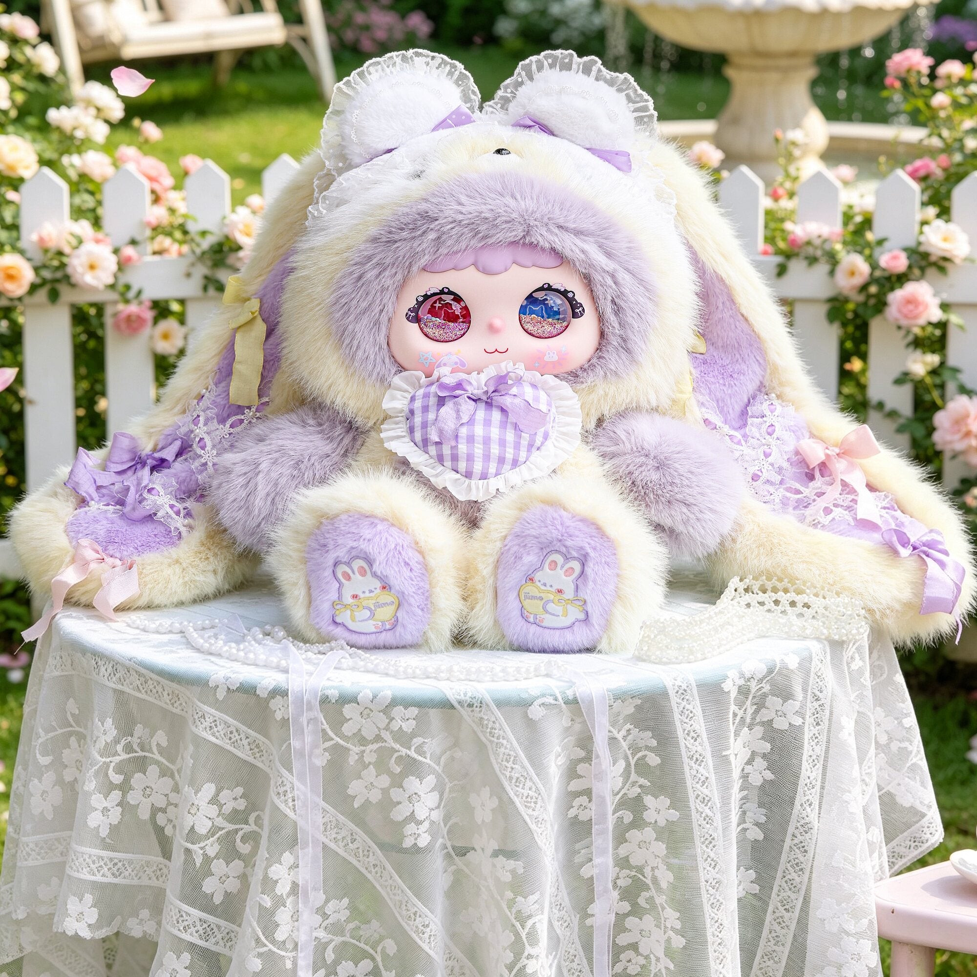 Jiimo Little Princess Ballet Bunny Heart Story 1000% Plush Blind Box Collectible Toy Figure Gift