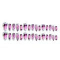 Handmade Halloween Almond Press-On Nails, Gradient Spider Web Design, Sweet & Cool False Nails, Trendy Nail Tips for Women & Girls