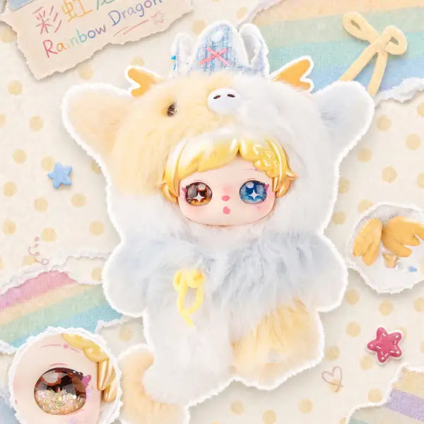 Pixie Zoey Woven Collage World 400% Series Plush Blind Box, Cute Collectible Stuffed Figure Toy, Decorative Display Doll Gift for Fans & Collectors