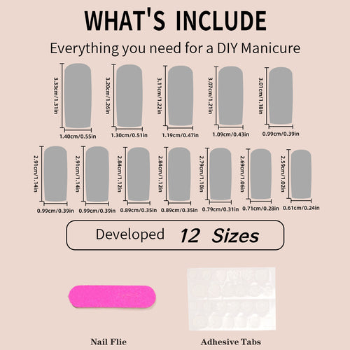 24-Piece Luxury White French 3D Floral Press-On Nails, Long Almond Fake Nails, Elegant Chic Nail Art for Women